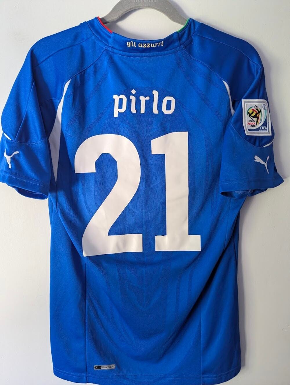 Italy Pirlo Jersey Medium World Cup Soccer Shirt
